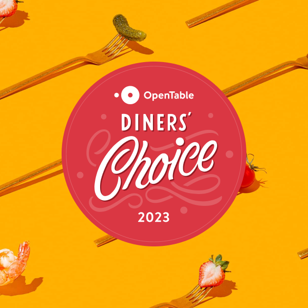 2023 Open Table Diners' Choice Award